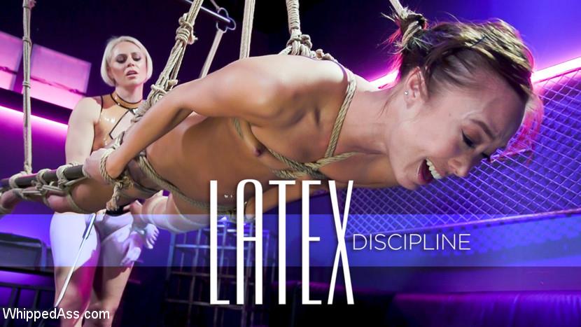 Latex Discipline Helena Locke Punishes A Distracted Christy Love